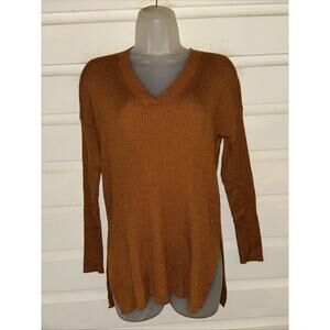 Z Supply Wool Blend Ribbed Stretch Long Sleeve Pullover Sweater Size M